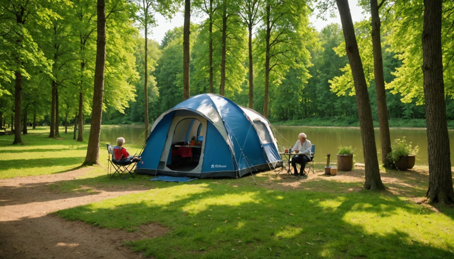 Genieten op een charmecamping in montsoreau aan de loire